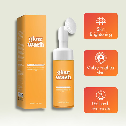 Glow Wash Cleansing Foam - Turmeric & Kojic Acid